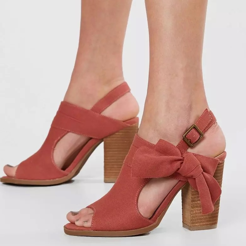 Not Rated Terracotta Haida Heeled Sandals Size: 10